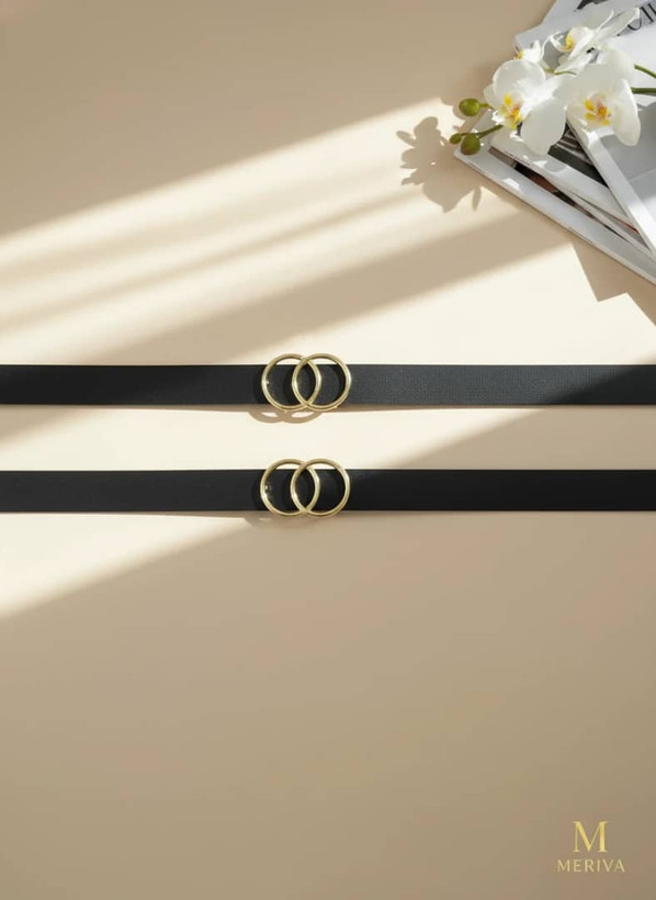 کمربند زنانه مدل سگک دایره