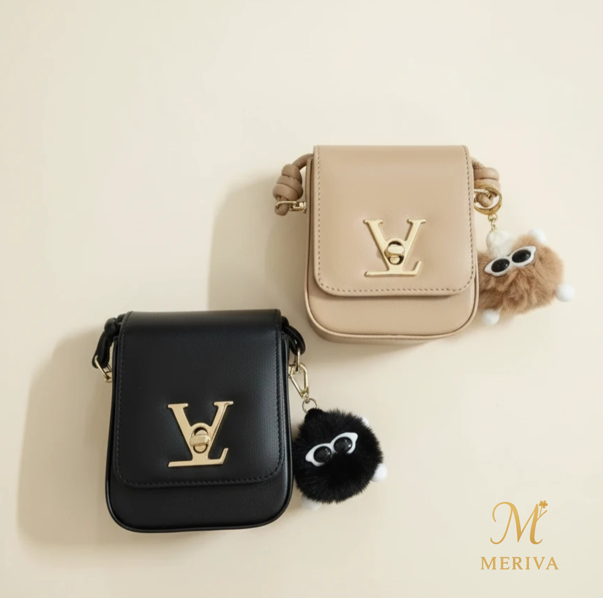 کیف زنانه مینی اویز دار مدل LV کد 206