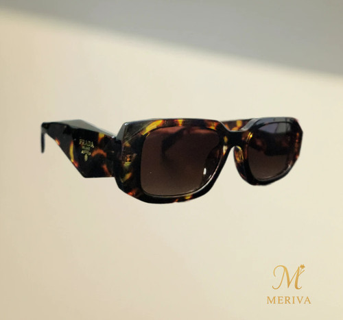 عینک آفتابی زنانه طرح PRADA پلنگی کد PA301