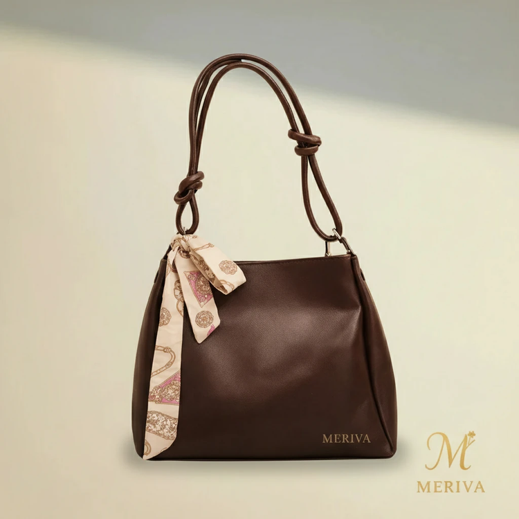 کیف زنانه دوشی بزرگ مدل بند گره ای کد 211