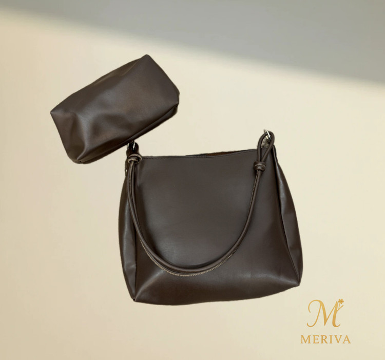 کیف زنانه دوشی بزرگ مدل بند گره ای کد 211