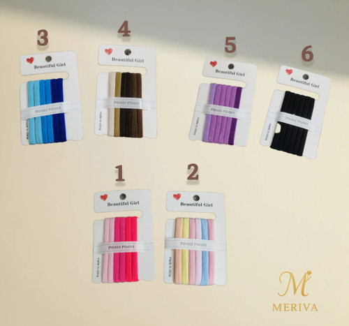 کش مو ساده رنگین کمان